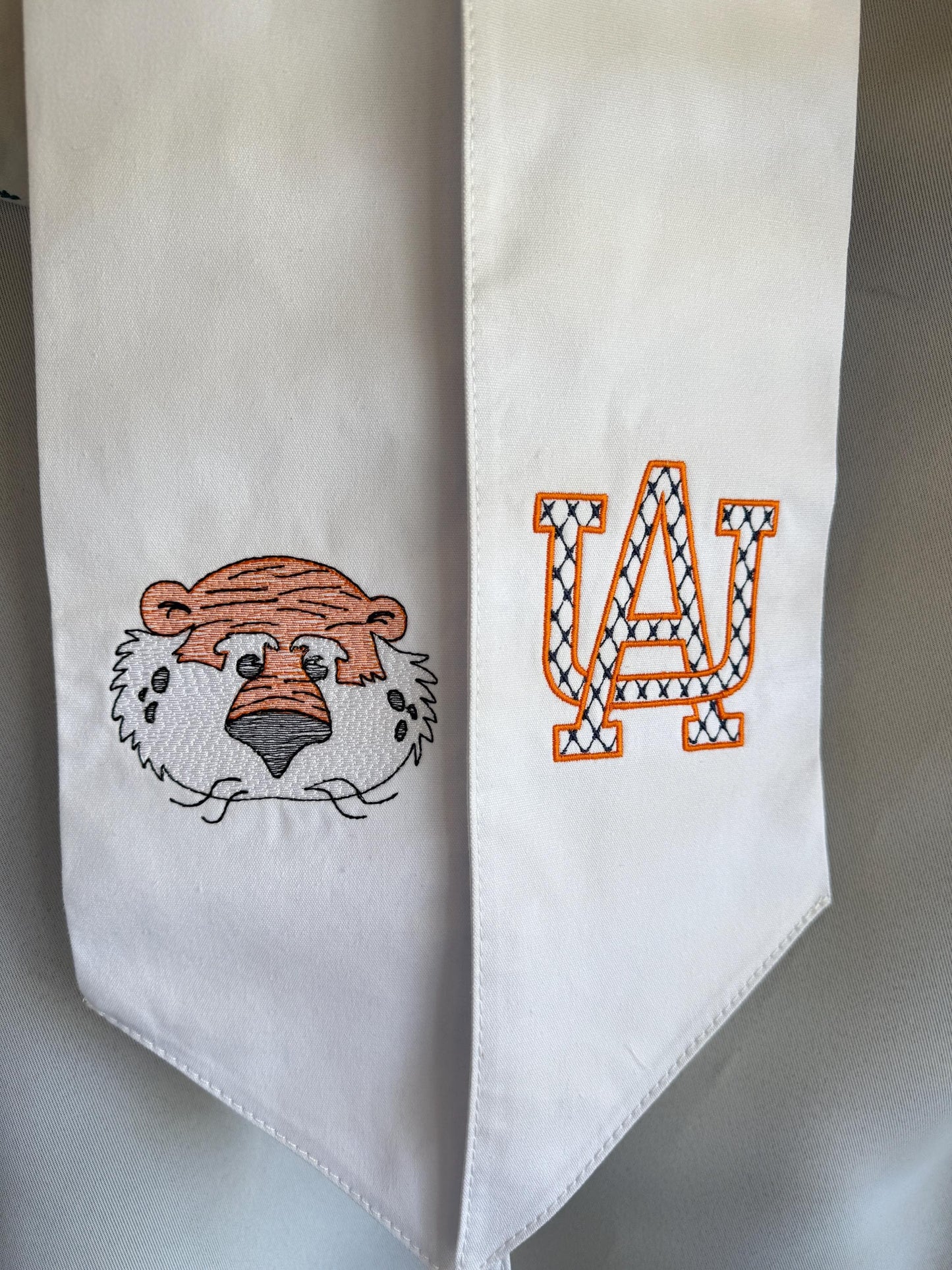 Auburn Football Wreath Sash | War Eagle Door Décor | Football Hosting Essential | Game Day Porch Decoration | Fall Wreath Sash | AU Tigers