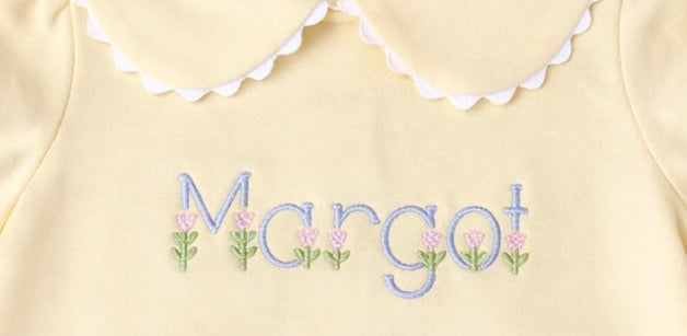 Scalloped Collar Short Sleeve Dress