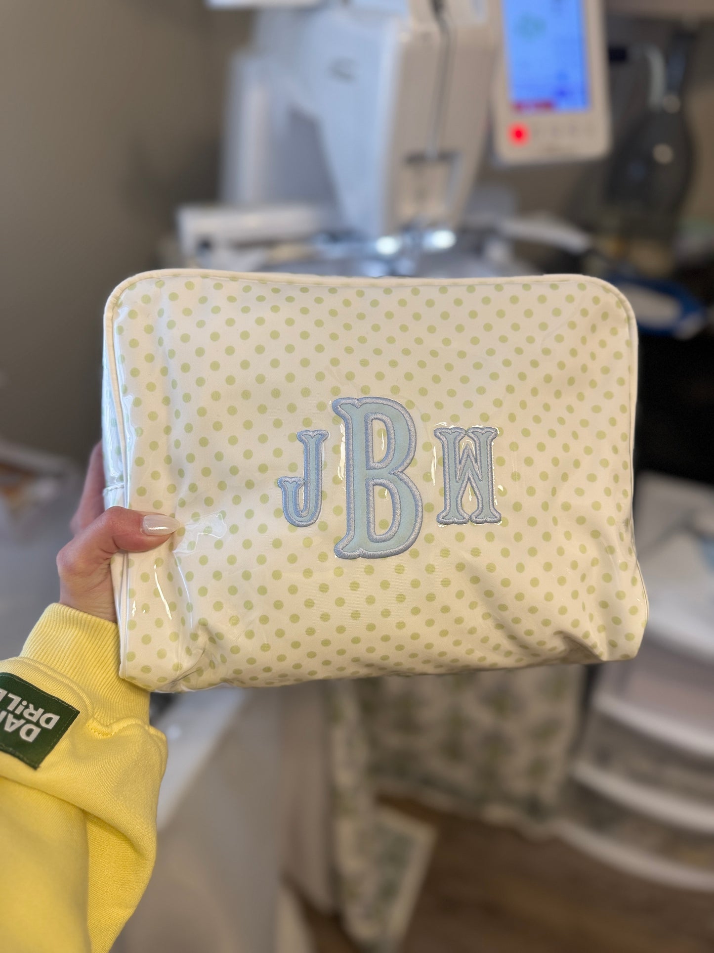 XL Clear Coated Cosmetic Bags