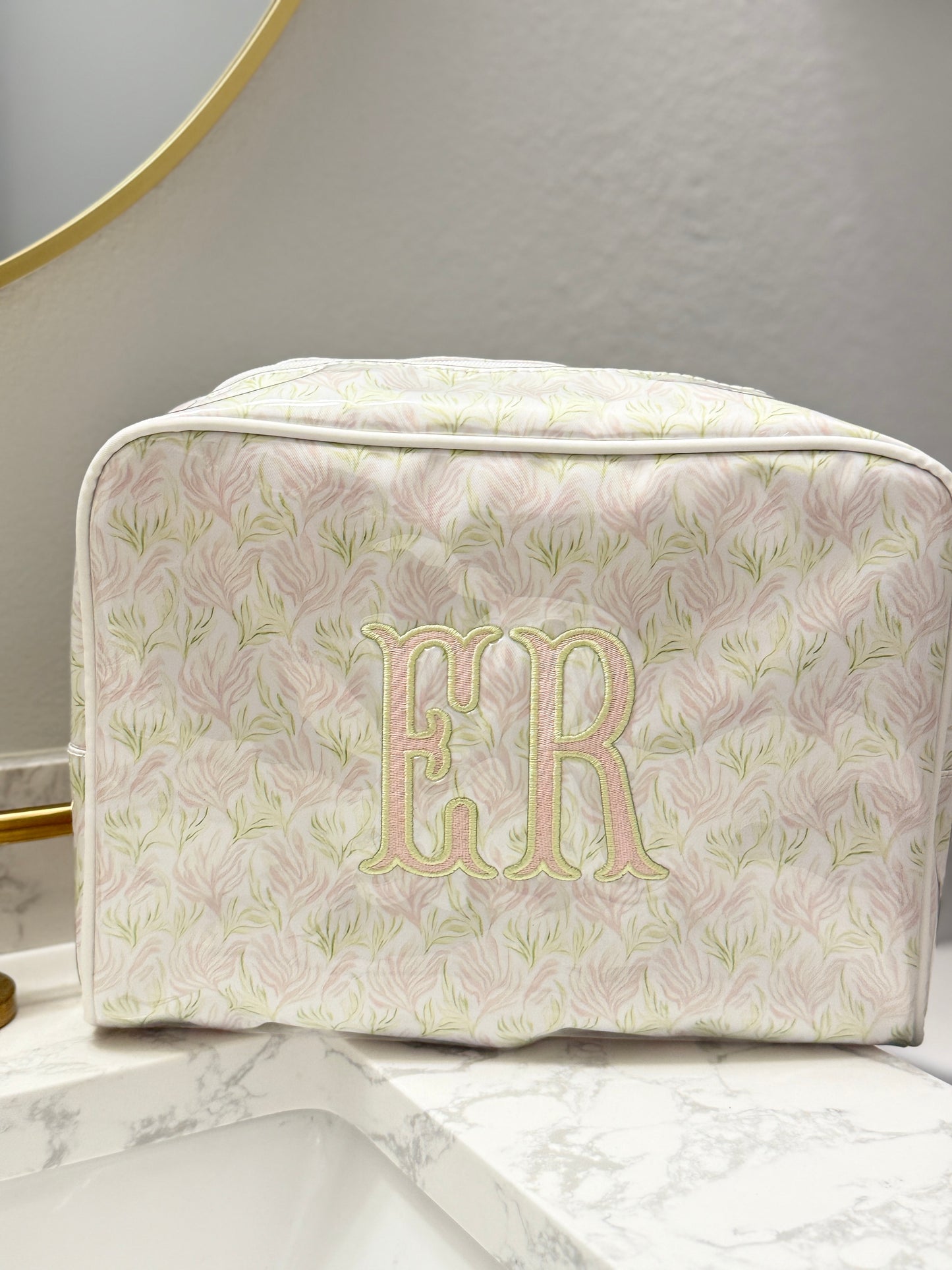 XL Clear Coated Cosmetic Bags