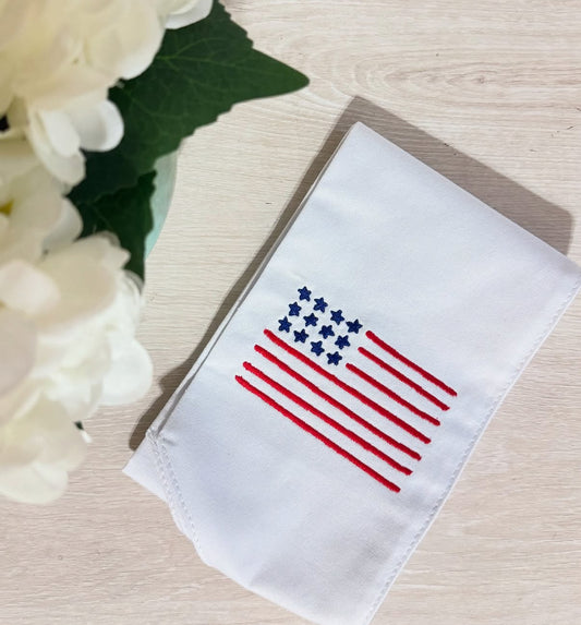 American Flag Wreath Sash