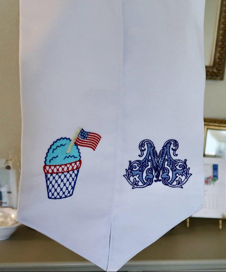 Patriotic Snow Cone Wreath Sash