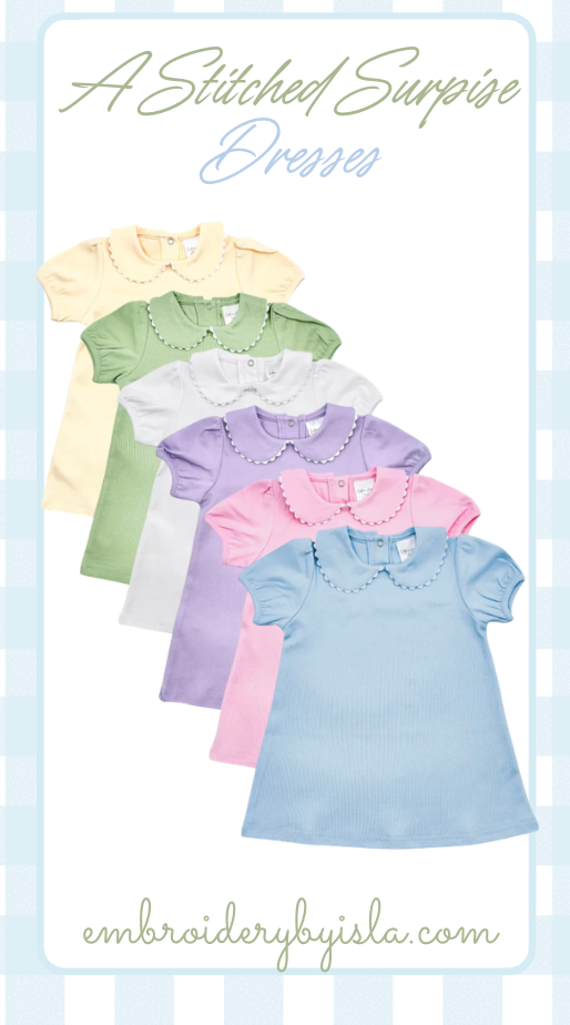 Stitched Surprise Embroidered Dresses