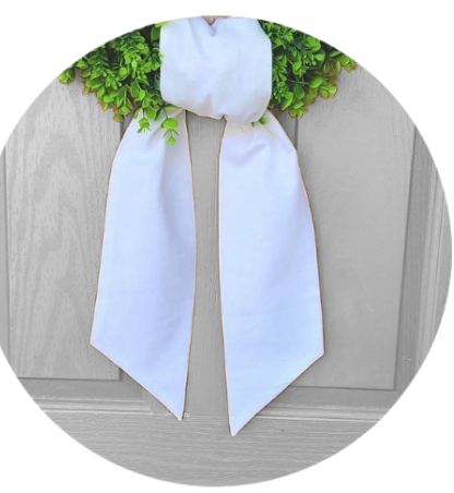 Solid Summer Wreath Sash