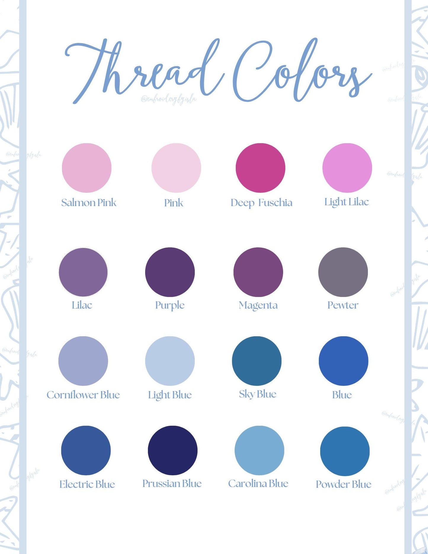 Embroidered Valentine's Tea Towel