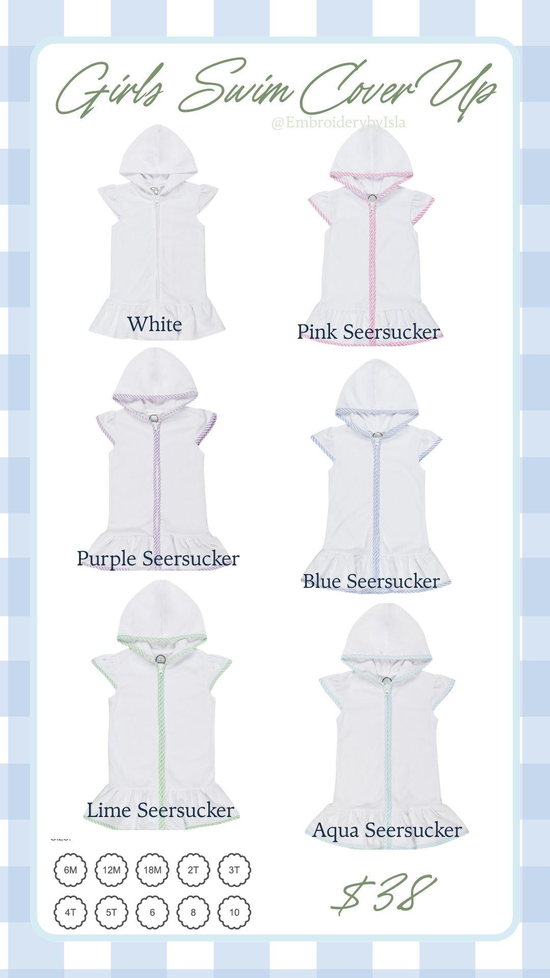 Girls Hooded Beach Towel